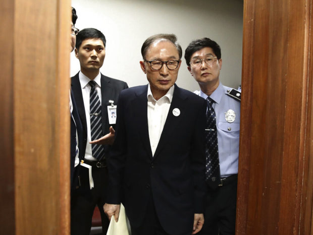 South Korean ex-president Lee granted bail in bribery case