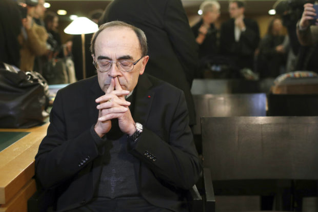 French cardinal convicted of not reporting abuse