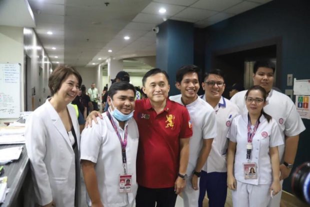 Bong Go backs hike in nurses’ pay, additional benefits for barangay health workers