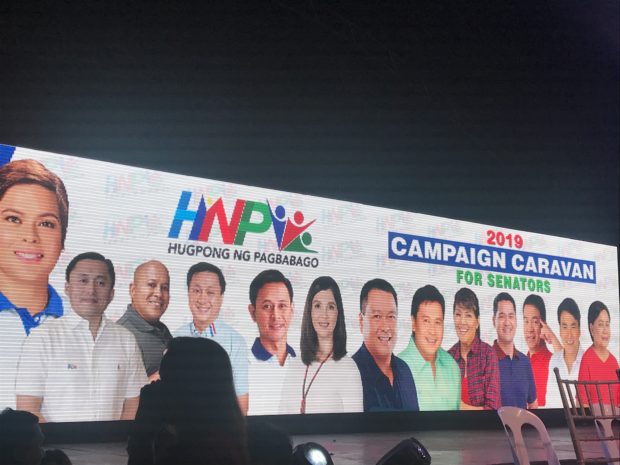 Sara Duterte owns up to lapses in Mangudadatu's missing image in HNP's campaign display