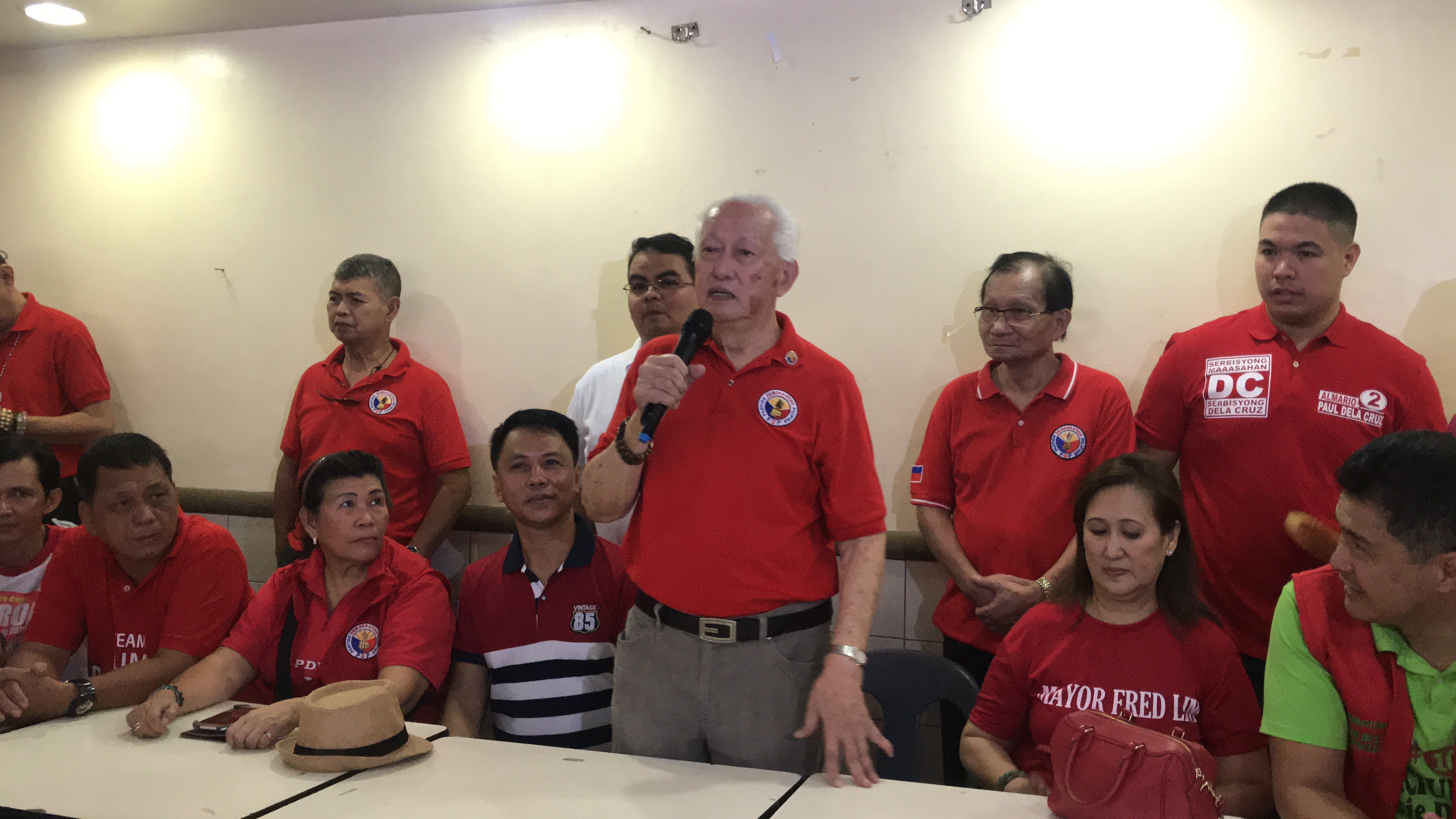 LOOK: Alfredo Lim meets with supporters in Tondo