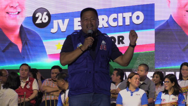 Senatorial candidate JV Ejercito. INQUIRER.NET PHOTO/CATHY MIRANDA