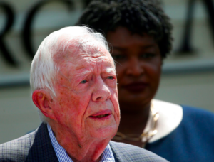 Jimmy Carter's new milestone: longest-lived US president
