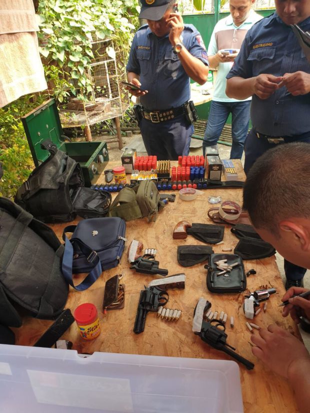 NPD nabs man for illegal possession of firearms, ammo