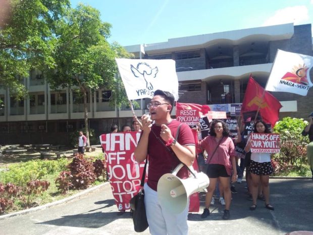 UPLB students walkout, protest admin inaction