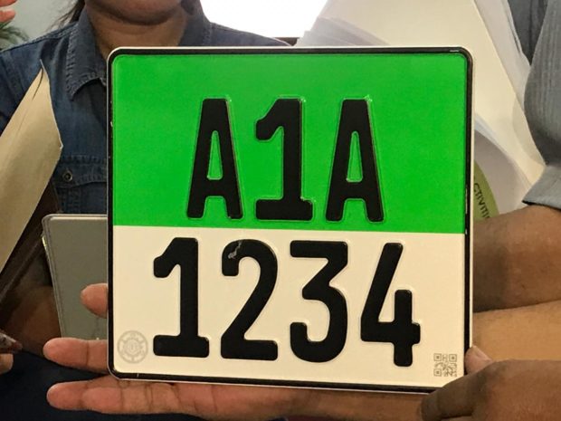 LTO: new motorcycles plate not made of metal,,safety concerns