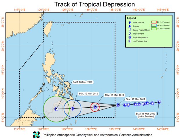 chedeng tropical depression