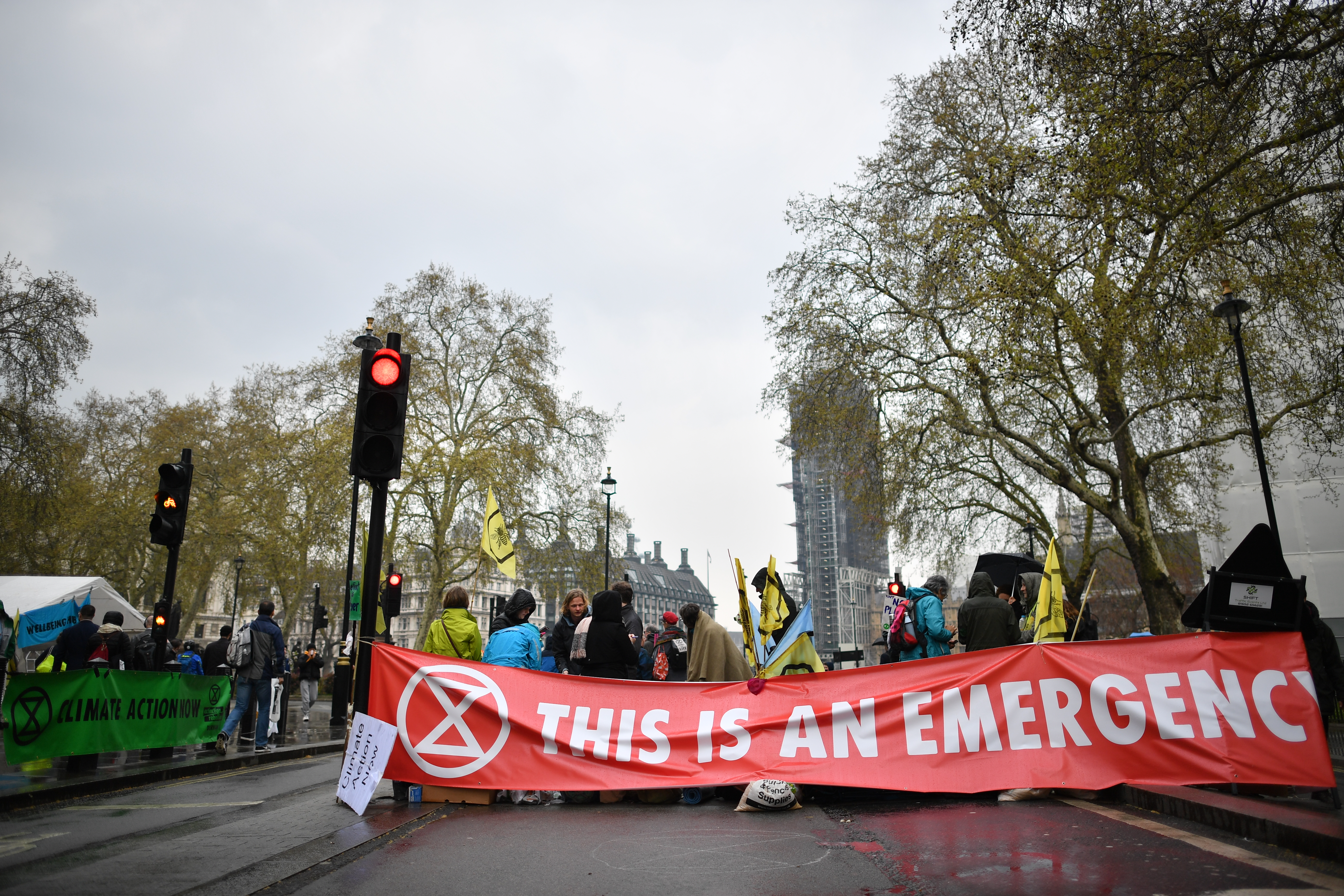 Nearly 300 arrested at London climate protests  