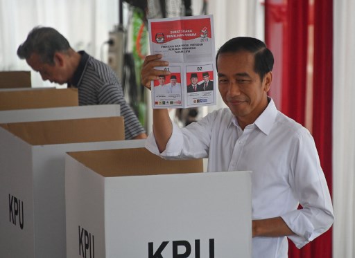 Indonesia's Widodo declares victory in presidential election