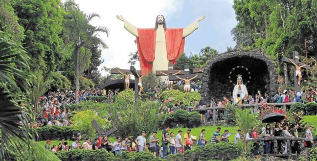 Stay away from Lucban shrine, candidates asked