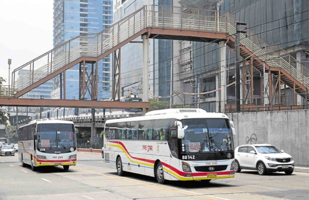 provincial buses on Edsa bus
