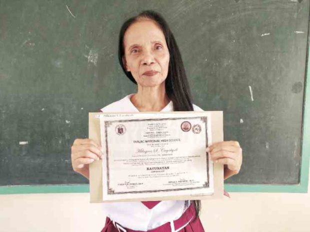57-year-old woman finally gets high school diploma
