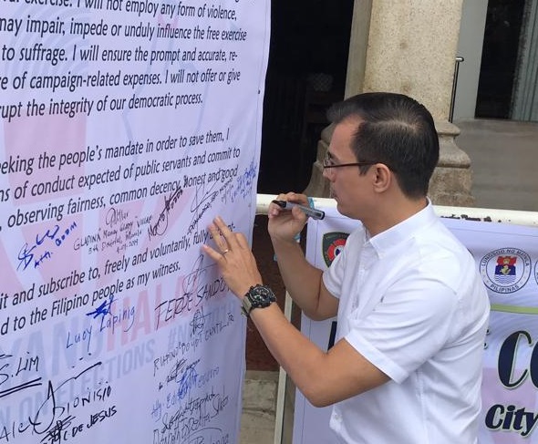 Manila candidates sign covenant for honest elections