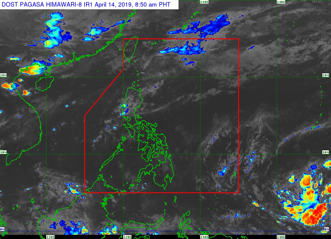 Rain seen pouring in Luzon on Sunday