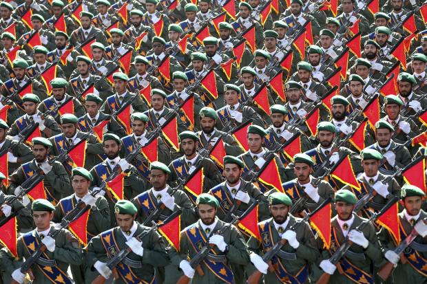  Revolutionary Guard troops of Iran