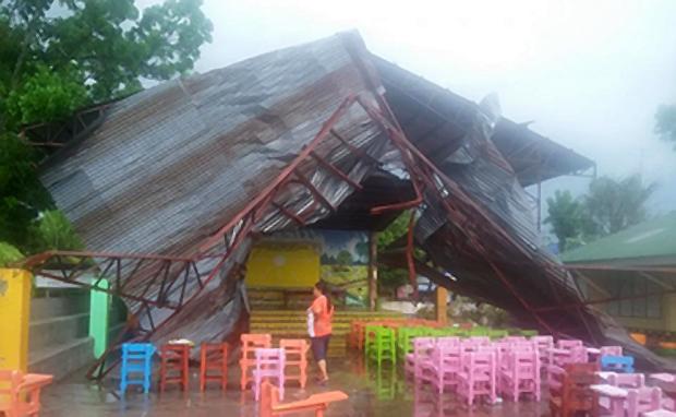 Tacurong toppled roof