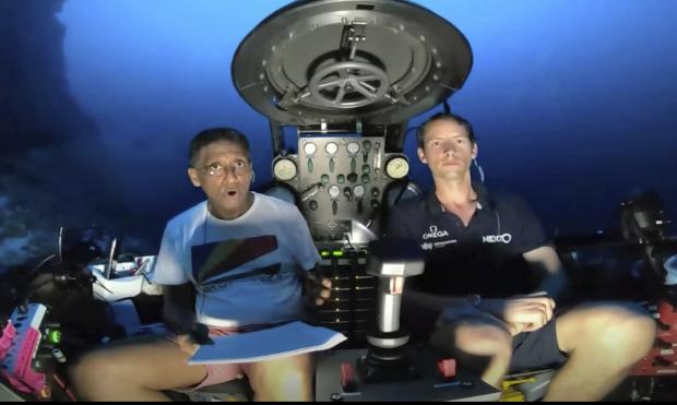 Danny Faure in submersible Ocean Zephyr
