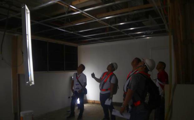 Inspection of QC buildings