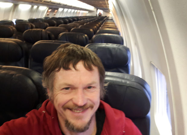 Lithuanian man flies alone on commercial plane to Italy