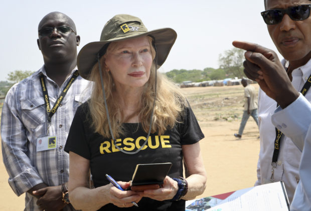  Mia Farrow pursues anti-hunger work in South Sudan visit