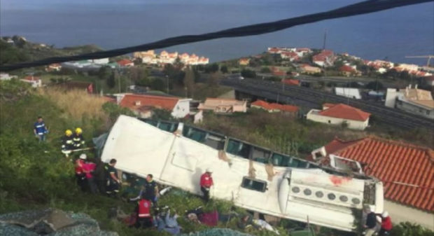 Portugal officials seek to identify 29 dead in bus crash