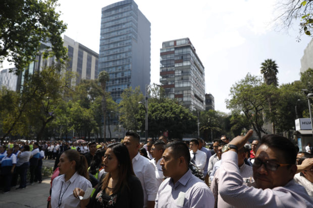 Quake sways buildings in Mexico City; some evacuations