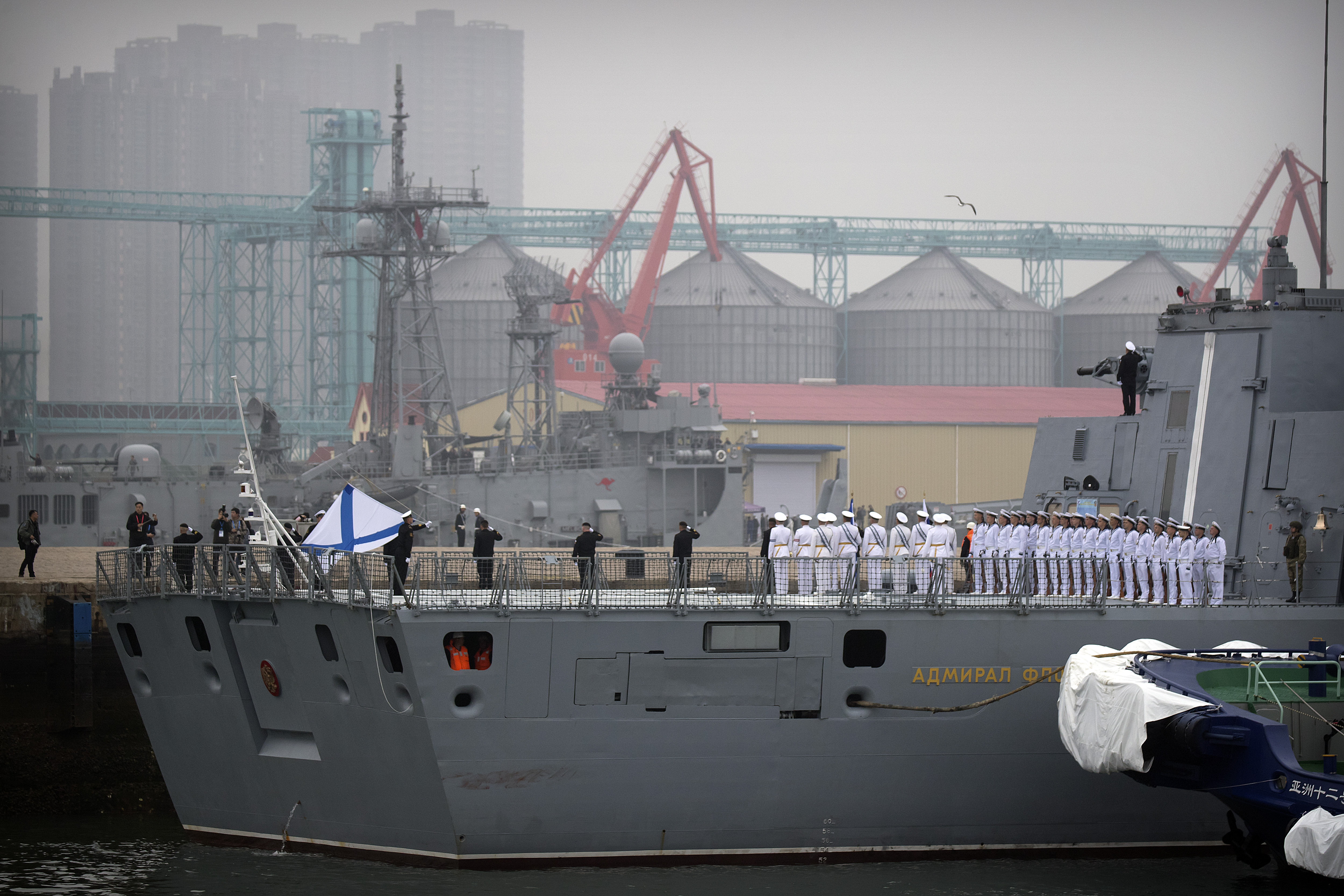 China and Russia to hold joint navy drills next week