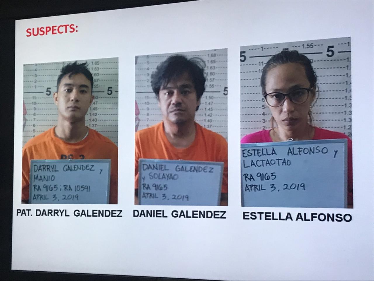 Malabon rookie cop, father, aunt arrested in QC drug bust