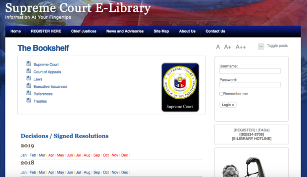 Supreme Court e library now accessible to public Inquirer News