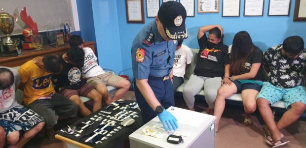 Makati PNP rounds up 9 drug suspects; confiscates P100K worth of shabu