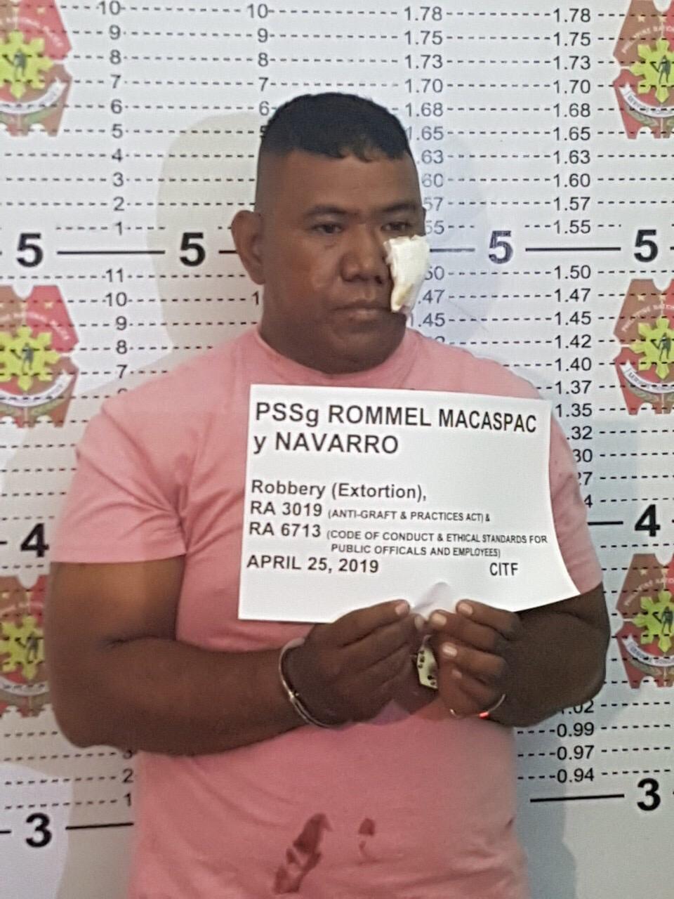 Pasay cop nabbed for extortion of ‘habal-habal’ driver