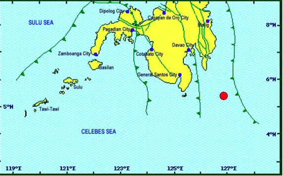 Magnitude 4.4 quake strikes off Sarangani, Davao Occidental