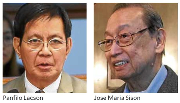 Lacson urges gov’t to exclude Sison from talks with Reds