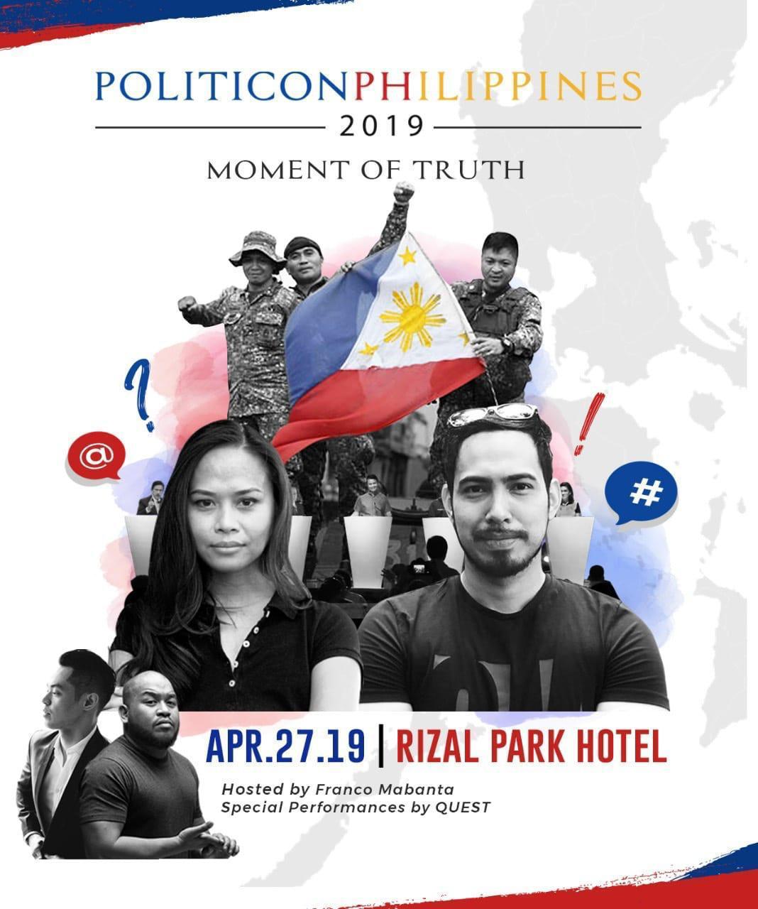 1st Politicon PH Forum supports Marawi soldiers; will donate all ticket proceeds