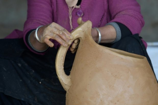 pottery work