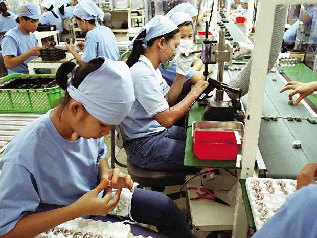  Women workers in factory