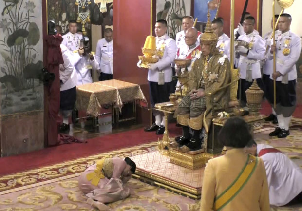 Maha Vajiralongkorn with Queen Suthida
