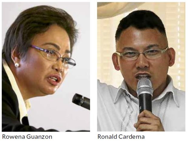Palace hands off in Guanzon-Cardema row
