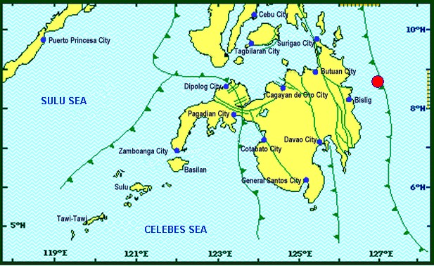 Magnitude 4.1 earthquake shakes Marihatag, Surigao Del Sur anew