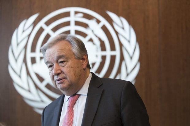 UN chief says 'total disaster' if warming not stopped