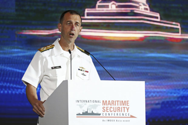 Admiral: US hasn't stepped up sea patrols to confront China