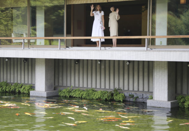 Melania Trump enjoys nature-themed Japan cultural experience