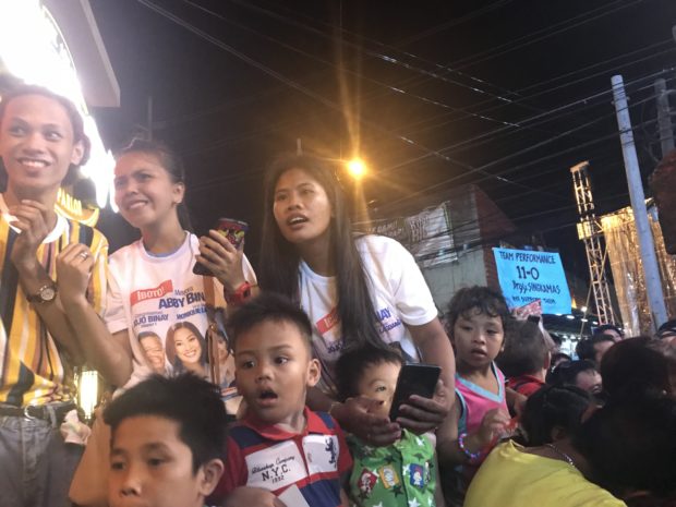 LOOK: Abby Binay holds miting de avance in Makati