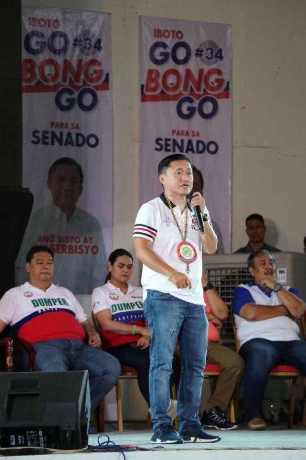 Bong Go vows to press fight against poverty; warmly welcomed as he stumps Davao del Sur and Davao Occidental