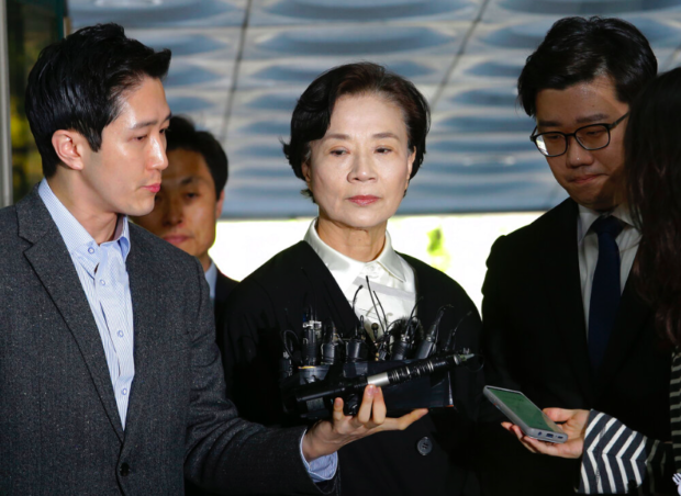 Korean Air chairman’s widow, daughter appear at trial over charges they hired housekeepers from PH