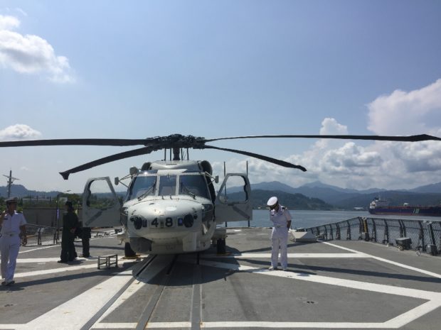 Japanese warship arrives in Subic Bay for goodwill visit