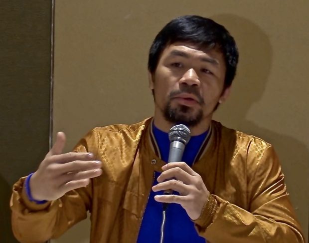 Pacquiao wants cigarette, vape smoking banned in public, enclosed places
