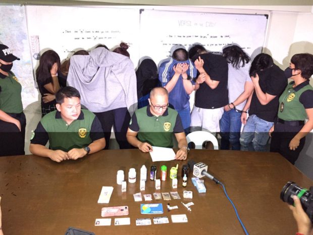 PDEA seizes P164K worth of illegal drugs from 9 suspects in Malate hotel