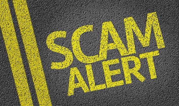 The photo shows a scam alert graphic as the DSWD warns the public against a scheme where fraudsters call victims and ask for their bank account information in exchange for alleged unclaimed COVID-19 cash aid