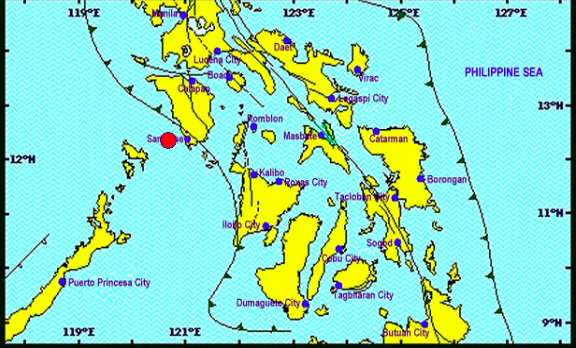 Magnitude 4.2 quake shakes Occidental Mindoro municipality 